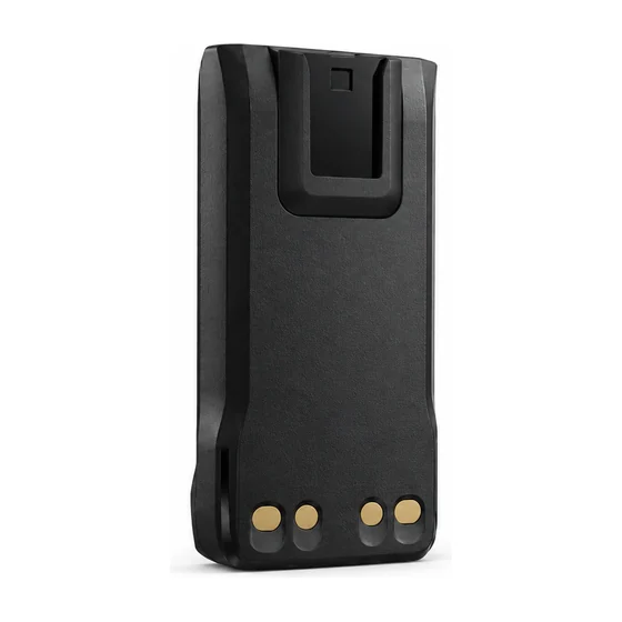 High-capacity 20-hour battery supplied charged with every two-way radio rental