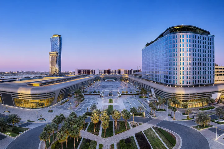 ADNEC Abu Dhabi National Exhibition Centre, where Secura Telecom supplies event two-way radio systems