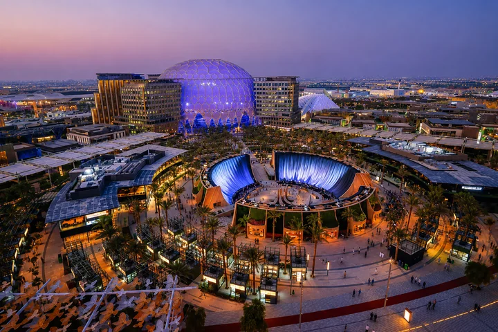 Expo City Dubai and Al Wasl Plaza, a venue served by Secura Telecom event radio systems