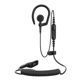 New noise cancelling wired earpiece supplied with every event radio rental